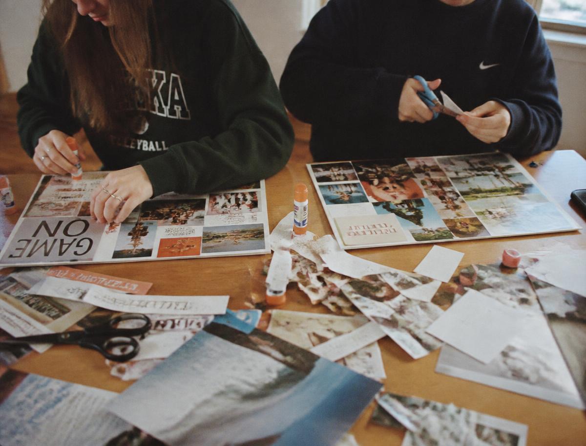 Teens taking part in the Find Your Vision workshop